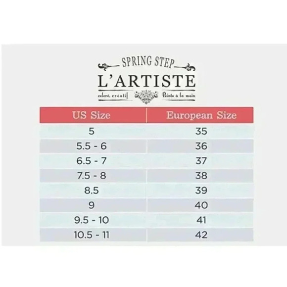 L'artiste By spring step CAROLYN Floral sandals SIZE 38 /  7.5-8 US - Picture 10 of 10